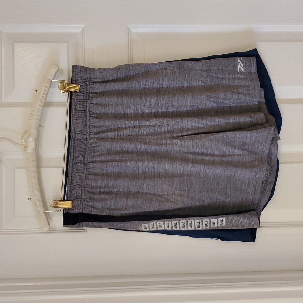 2 pk Reebok men's athletic shorts